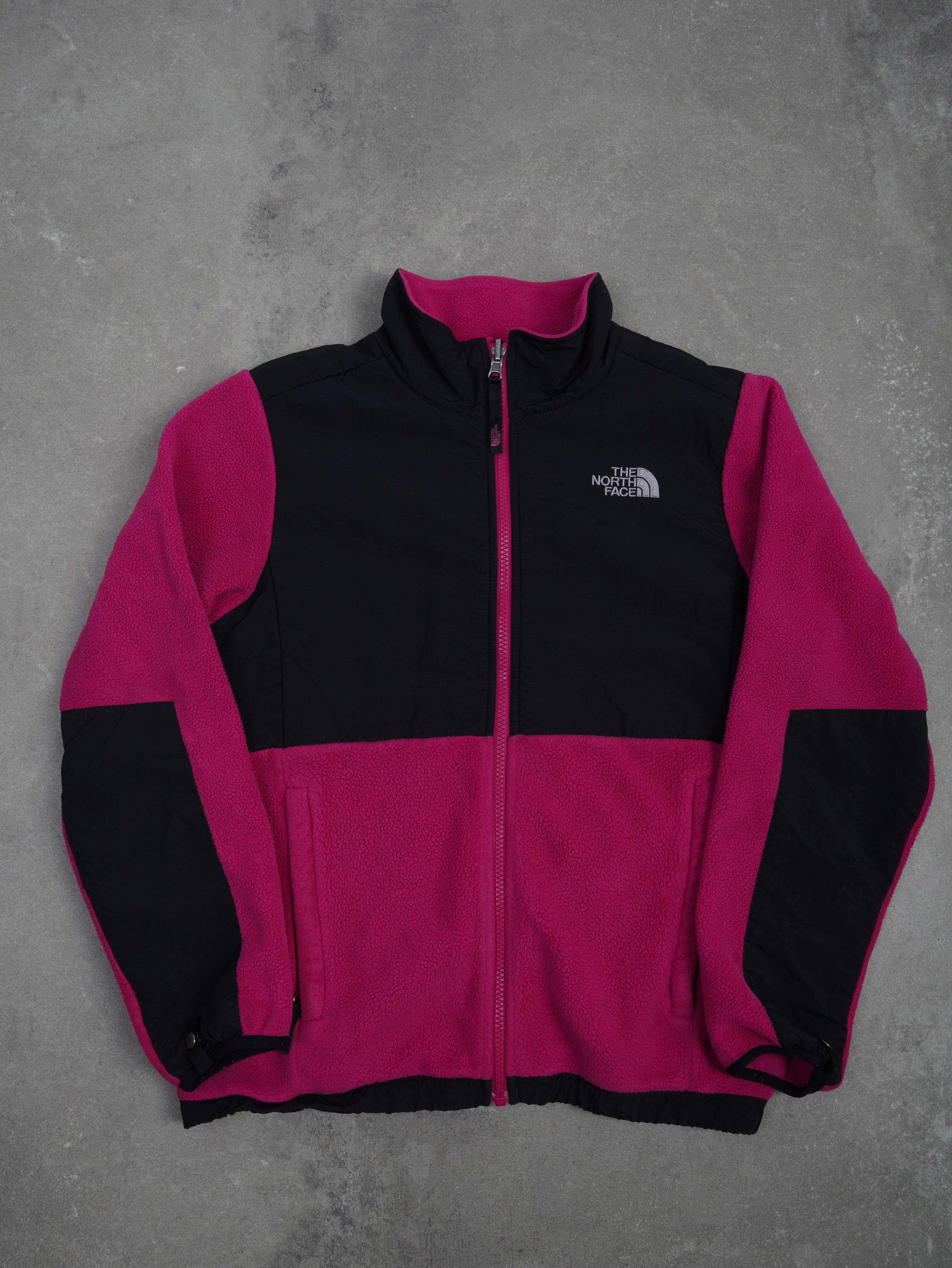 The North Face Vintage The North Face Denali Fleecejacke - XS, Rosa, Größe XS, unisex, Zustand Sehr gut, Preis 59.95€ – Vorderansicht