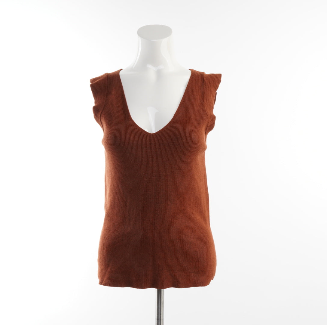 Mango Damen Tanktop - M , Braun, Größe M, Damen, Zustand Neuwertig, Preis 6€ – Vorderansicht