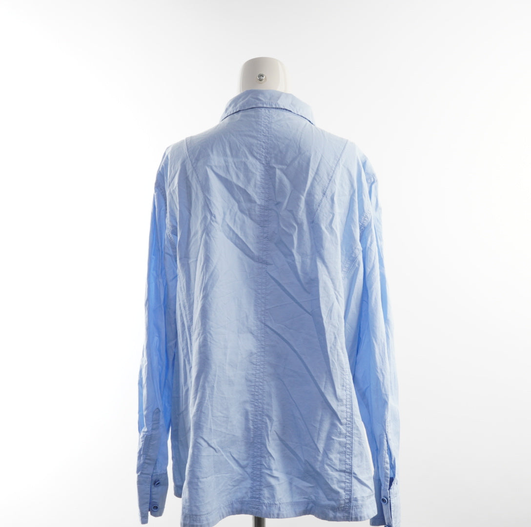 Bonita Damen Hemd - 4XL, Blau, Größe 4XL, Damen, Zustand Sehr Gut, Preis 4€ – Rückansicht