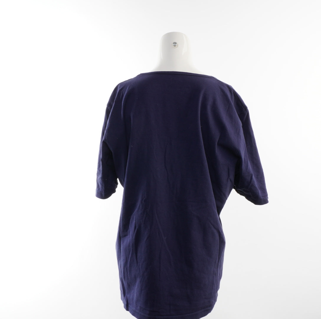 Adagio Damen T-Shirt - 4XL, Blau, Größe 4XL, Damen, Zustand Sehr Gut, Preis 6€ – Rückansicht