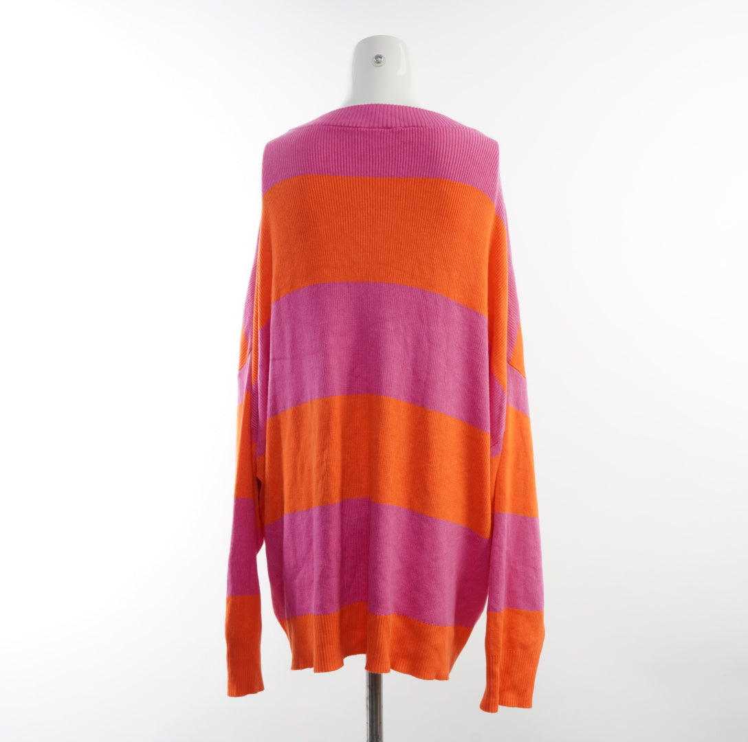 Bonprix Damen Pullover - 4XL, Pink, Größe 4XL, Damen, Zustand Sehr Gut, Preis 8€ – Rückansicht