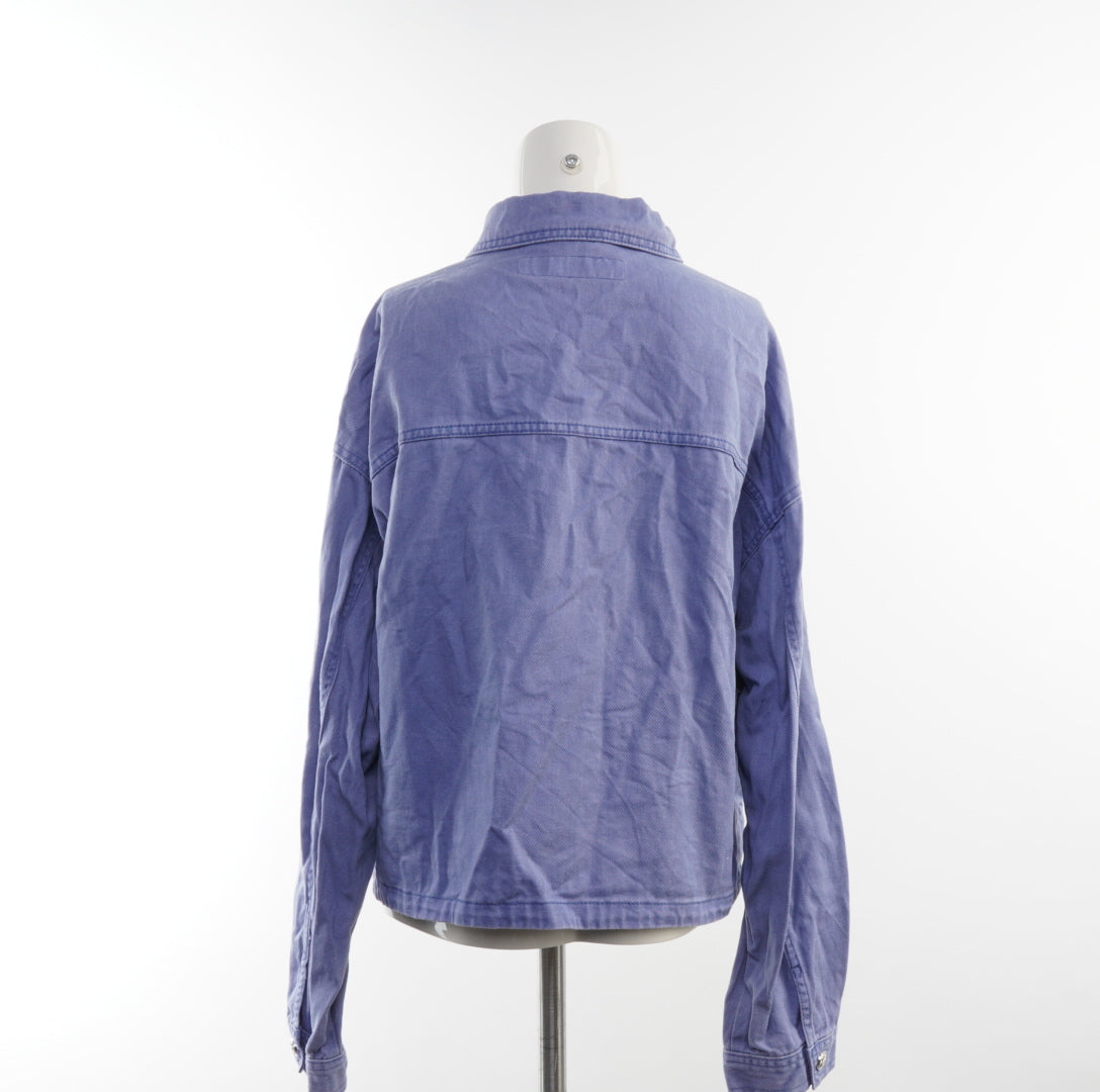 Zara  Damen Jeansjacke - L, Blau, Größe L, Damen, Zustand Sehr Gut, Preis 15€ – Rückansicht