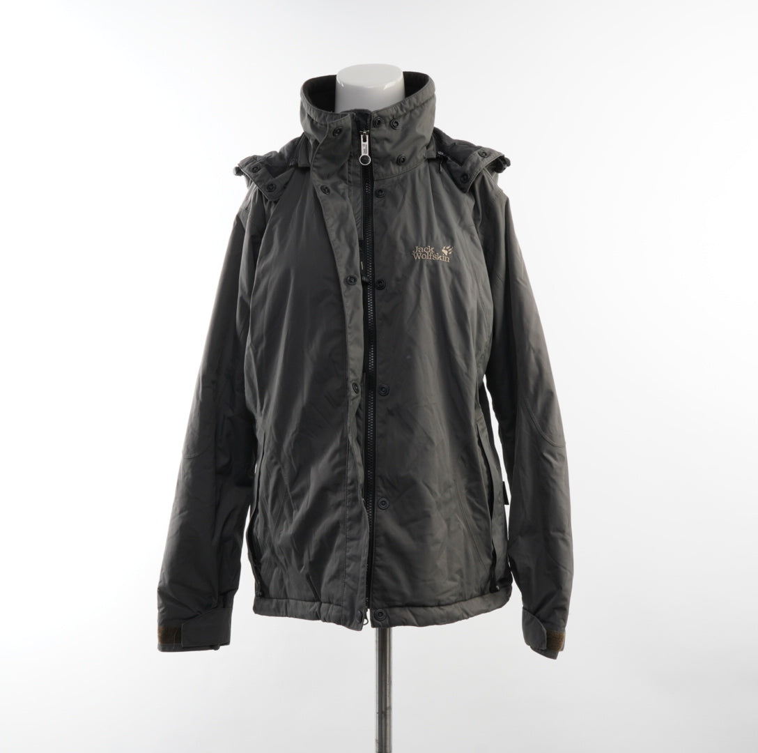 Jack Wolfskin Damen Regen Jacke - L, Grau, Größe L, Damen, Zustand Sehr Gut, Preis 30€ – Vorderansicht