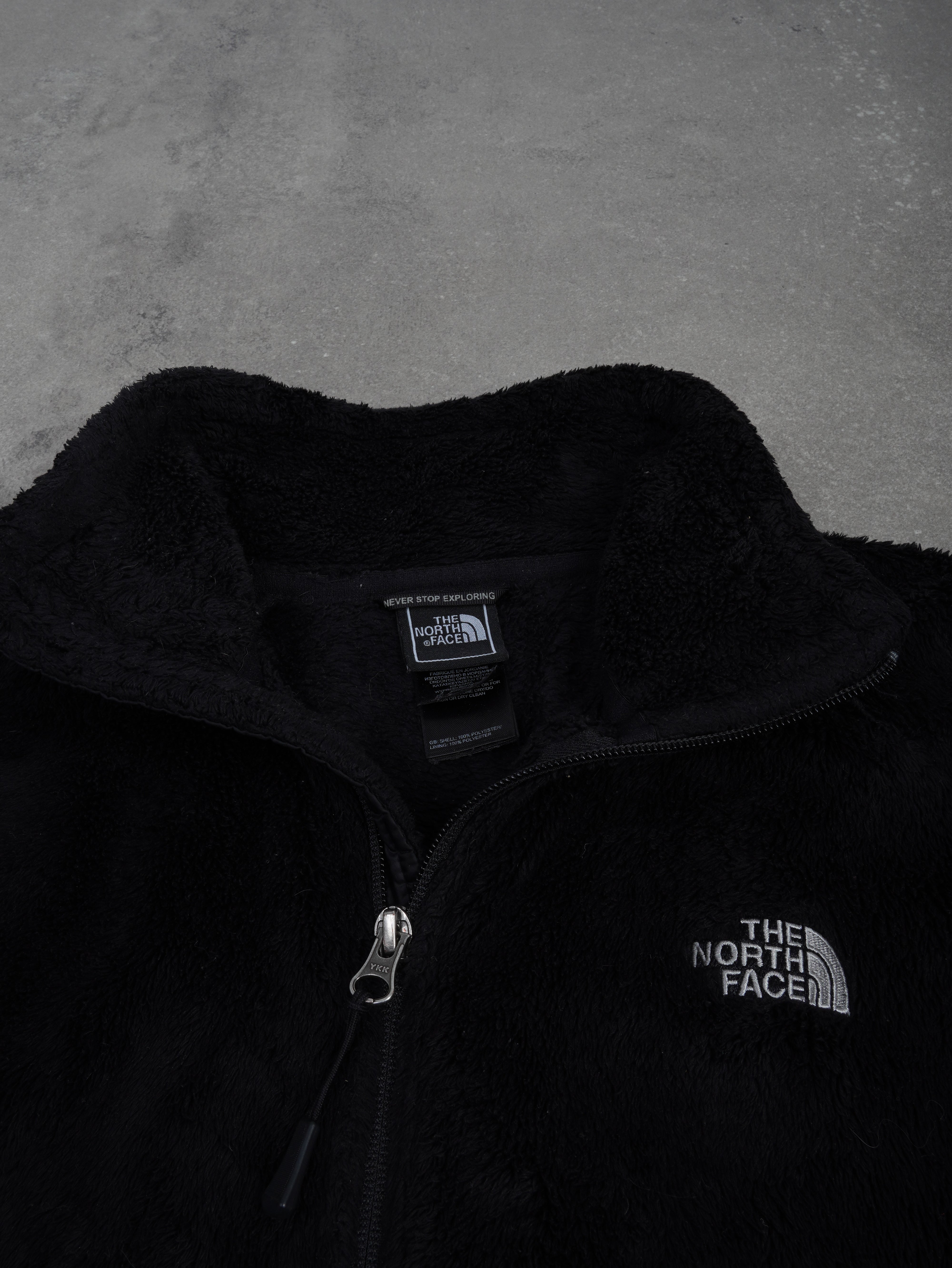 The North Face Vintage The North Face Teddy Fleecejacke - L, Schwarz, Größe L, unisex, Zustand Sehr gut, Preis 44.95€ – Rückansicht