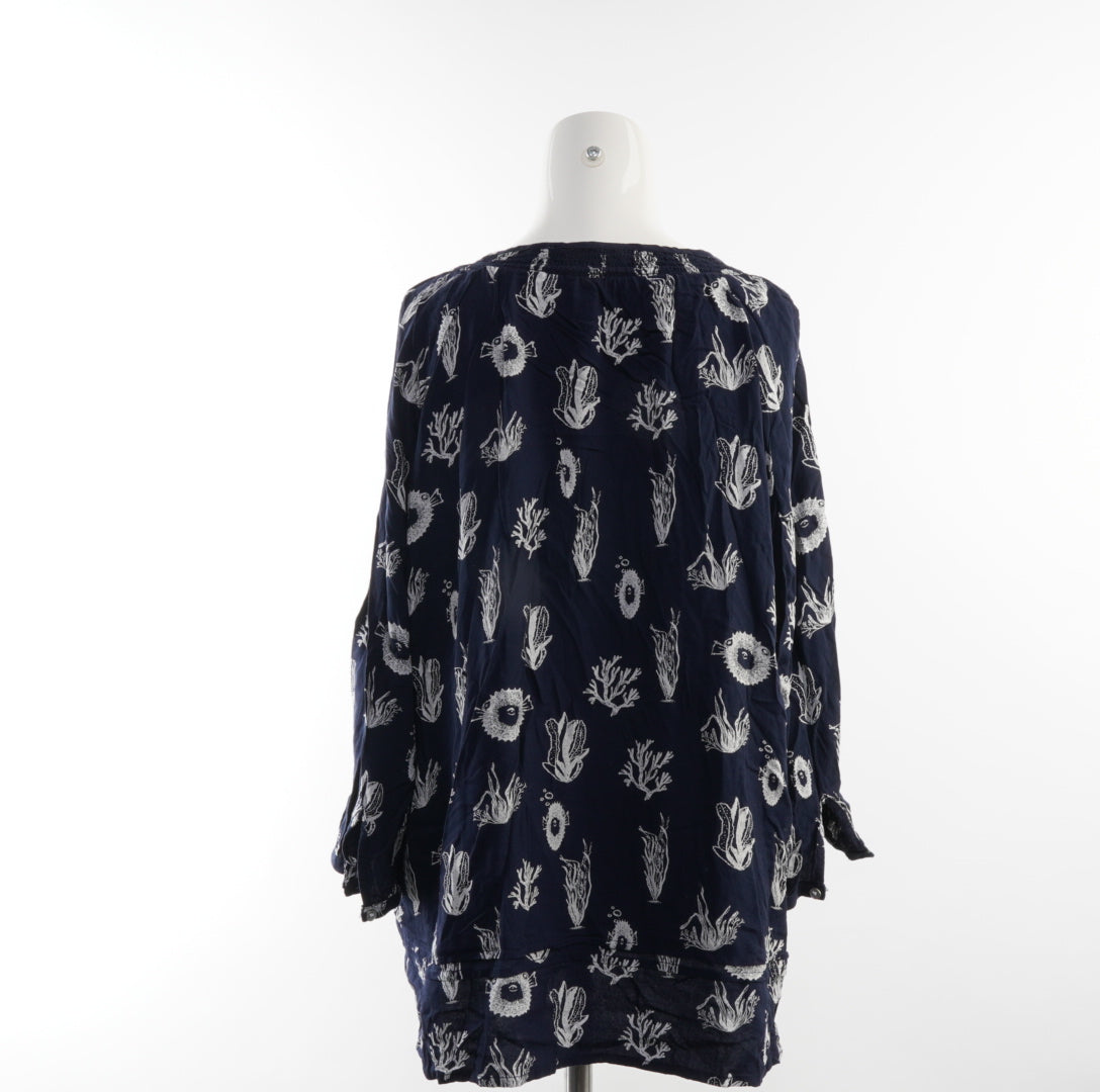 Cecil  Damen Bluse - 2XL, Blau, Größe 2XL, Damen, Zustand Sehr Gut, Preis 7€ – Rückansicht