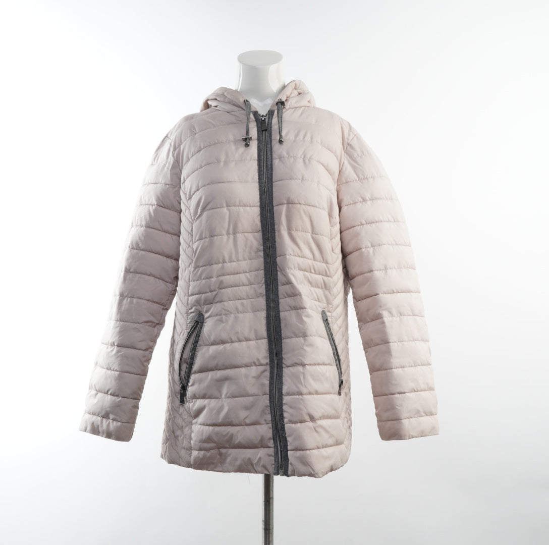 C&A Damen Jacke - 4XL, Beige, Größe 4XL, Damen, Zustand Sehr Gut, Preis 10€ – Vorderansicht