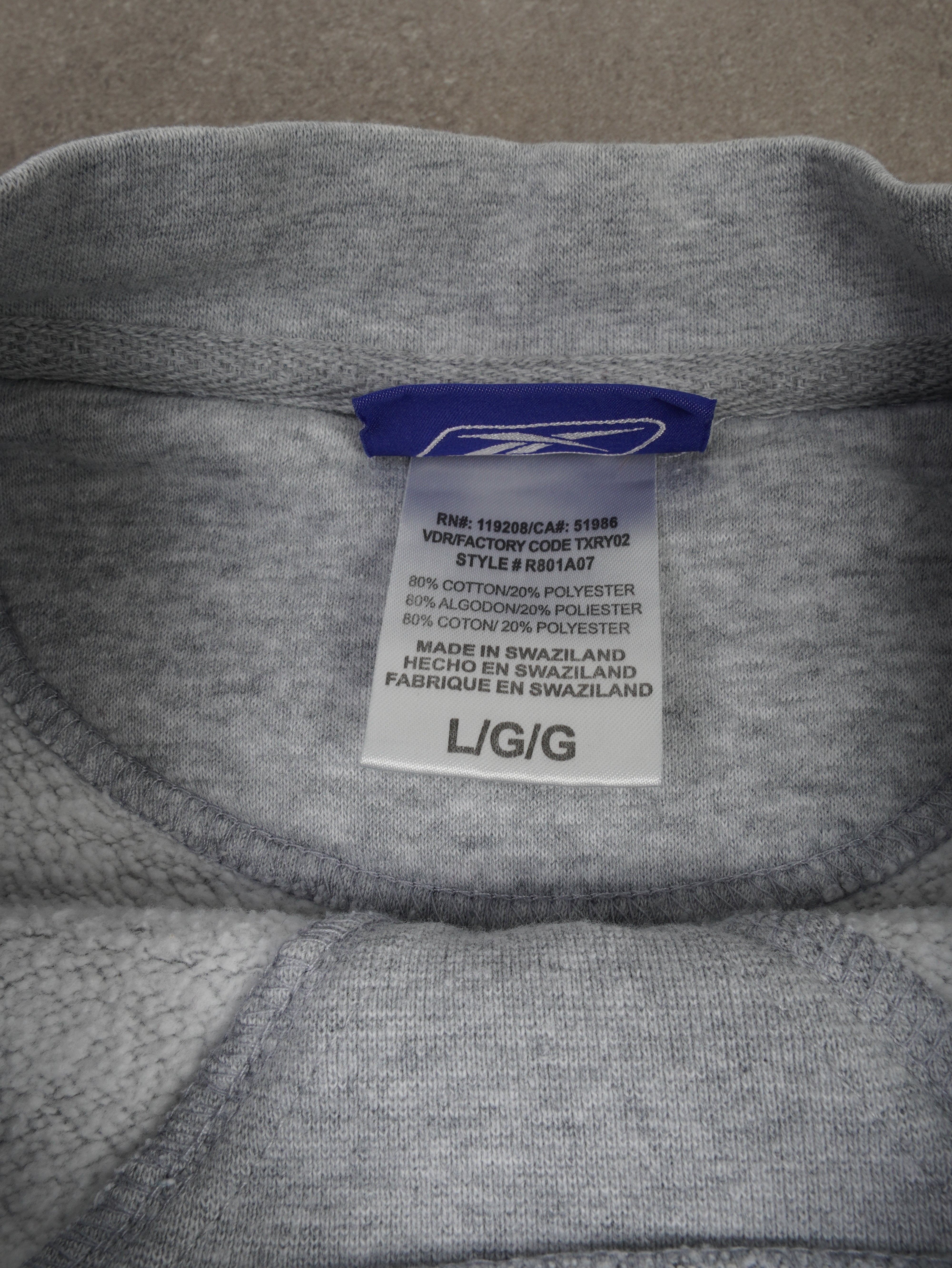 Reebok Vintage Reebok New York Giants Sweater - L, Grau, Größe L, unisex, Zustand Sehr gut, Preis 59.95€ – Etikett