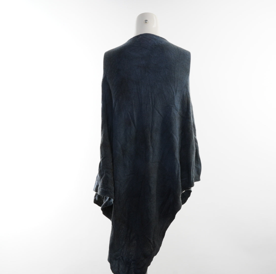 Sarah Sally Damen Poncho - L, Blau, Größe L, Damen, Zustand Sehr Gut, Preis 8€ – Rückansicht