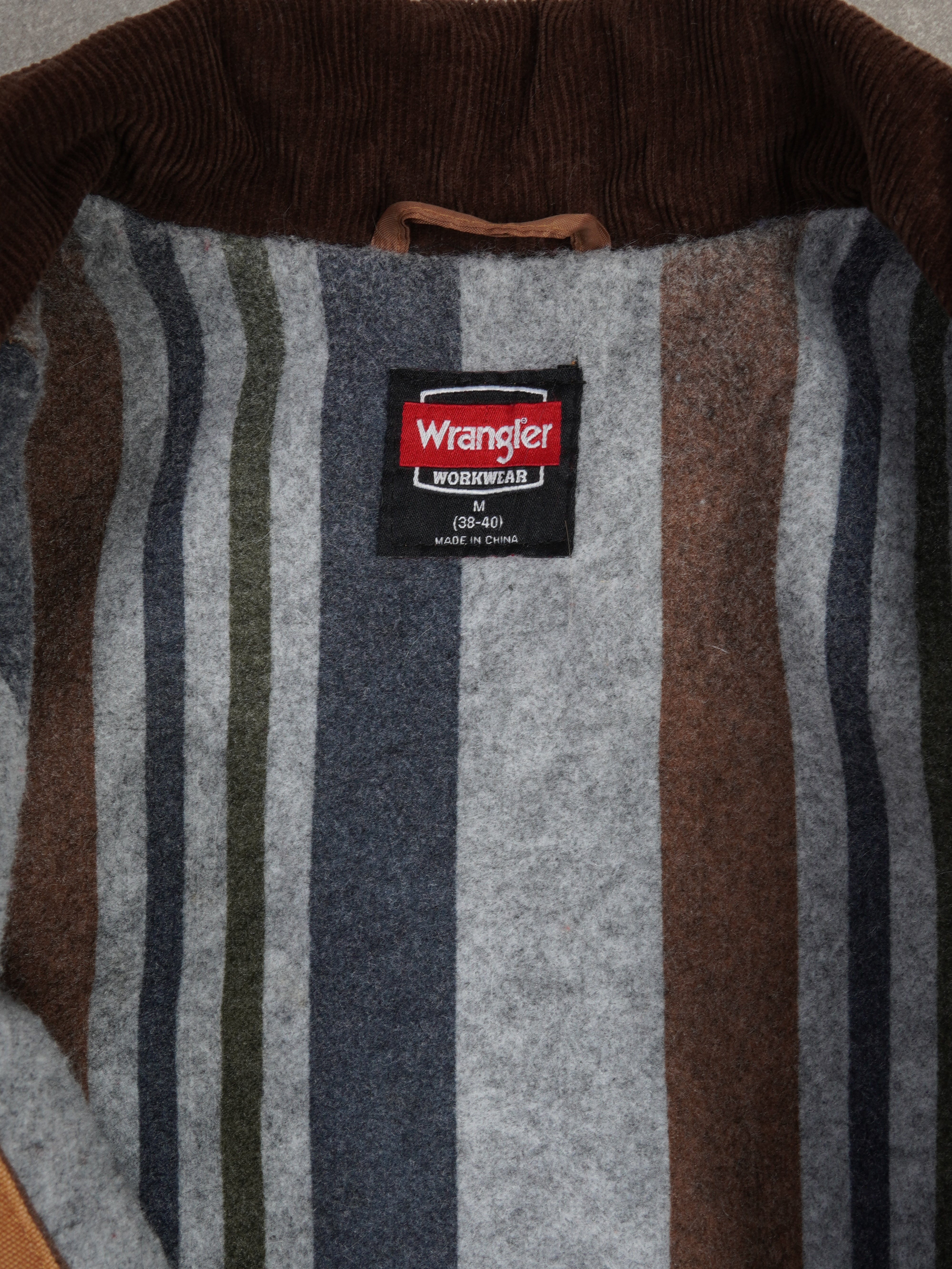 Wrangler Vintage Wrangler Workwear Jacke - M, Braun, Größe M, unisex, Zustand Gut, Preis 49.95€ – Etikett