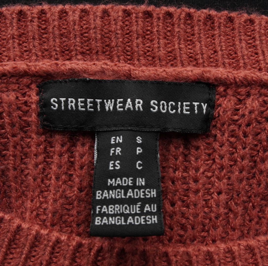 Streetwear Society Damen Pullover - S, Orange, Größe S, Damen, Zustand Sehr Gut, Preis 4€ – Etikett