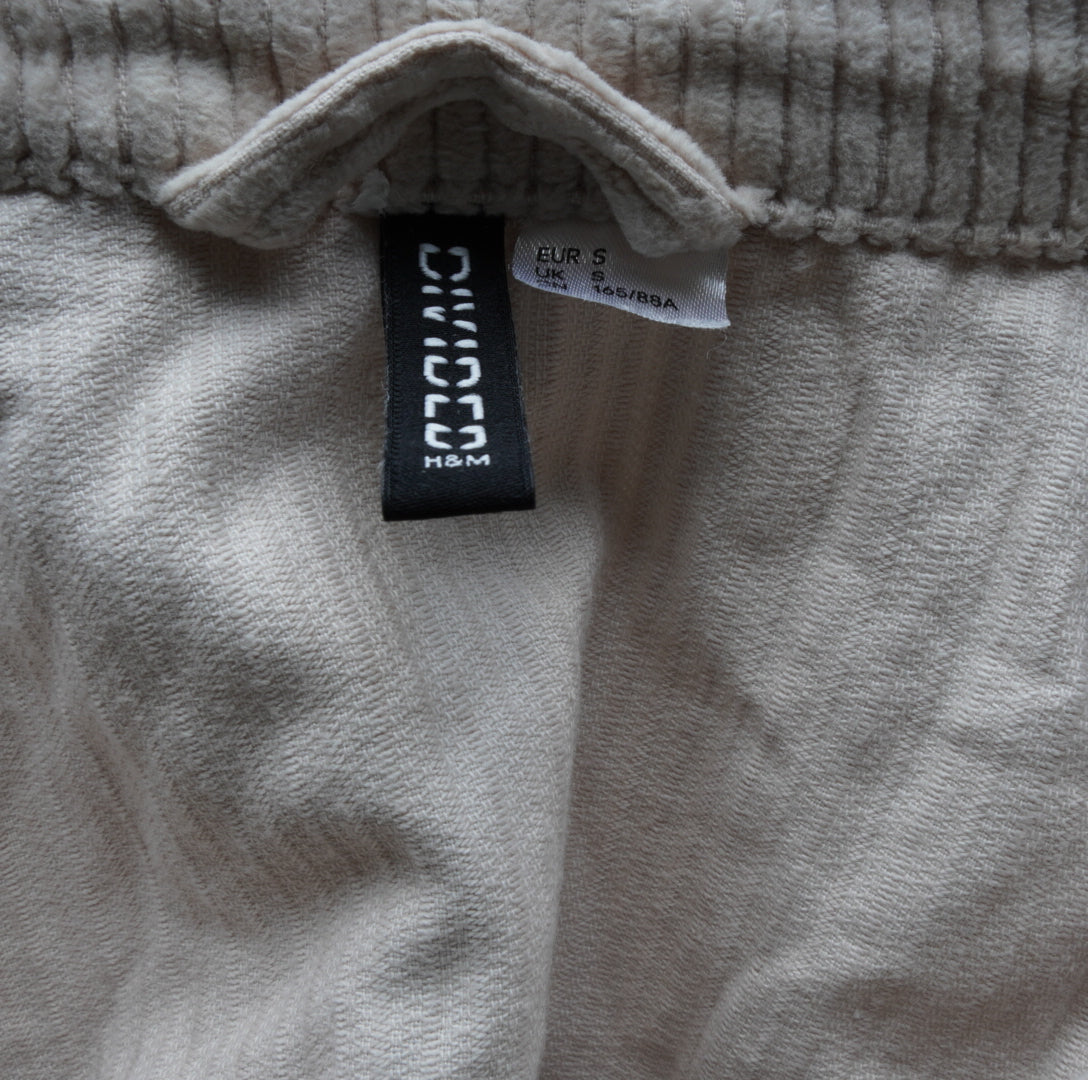 H&M Damen Cord Jacke - S, Beige, Größe S, Damen, Zustand Sehr Gut, Preis 10€ – Etikett