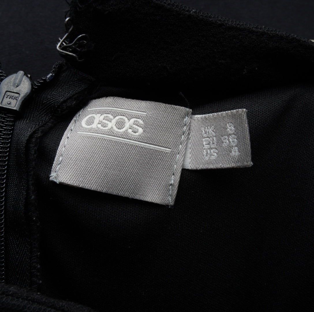 Asos Damen Abendkleid - S, Schwarz, Größe S, Damen, Zustand Gut, Preis 3€ – Etikett