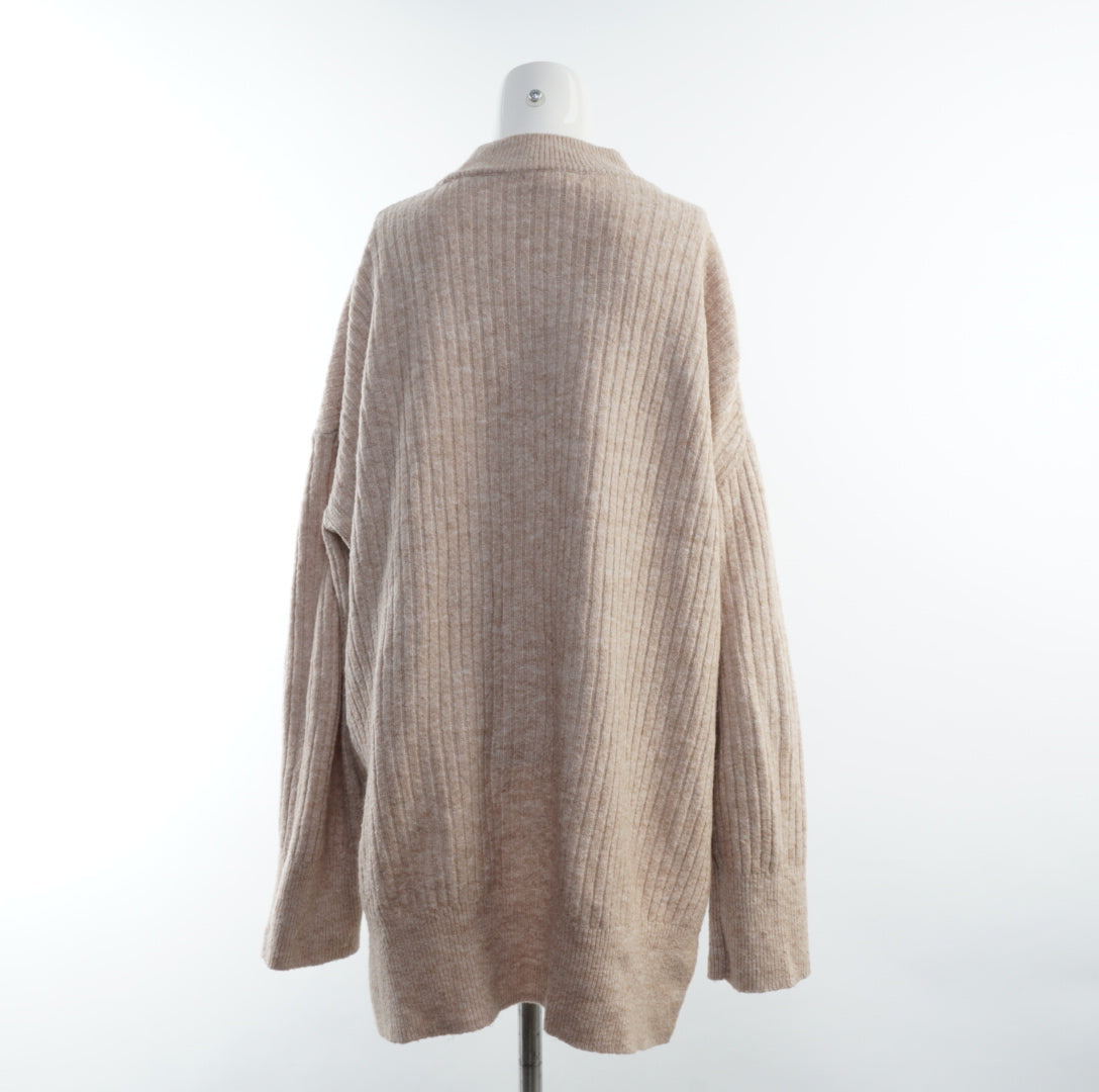 H&M Damen Rollkragen Pullover - S, Beige, Größe S, Damen, Zustand Sehr Gut, Preis 7€ – Rückansicht