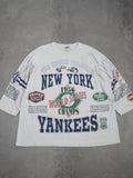 Long Gone Vintage Long Gone 90er New York Yankees Langarmshirt - XL, Beige, Größe XL, unisex, Zustand Gut, Preis 149.95€ – Vorderansicht