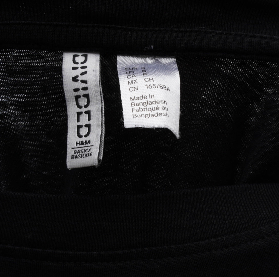 H&M Damen Oversized T-Shirt - S, Schwarz, Größe S, Damen, Zustand Sehr Gut, Preis 4.5€ – Etikett