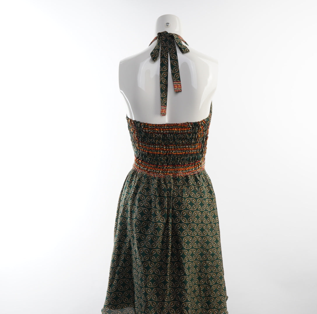 Atcha Walla Damen Seiden Kleid - S, Grün, Größe S, Damen, Zustand Sehr Gut, Preis 20€ – Rückansicht