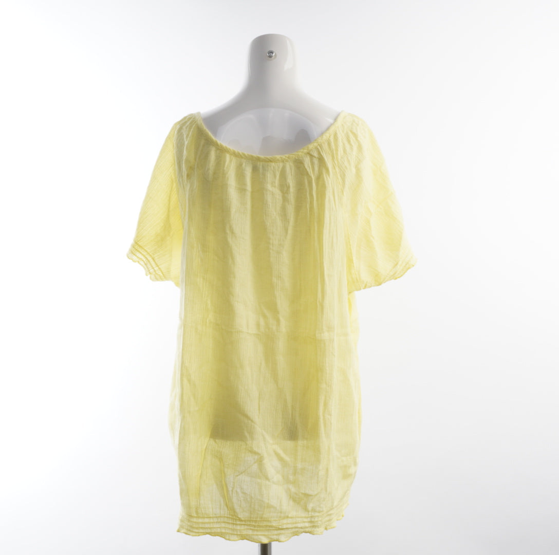 Gina Benotti Damen Bluse - 4XL, Gelb, Größe 4XL, Damen, Zustand Sehr Gut, Preis 6€ – Rückansicht