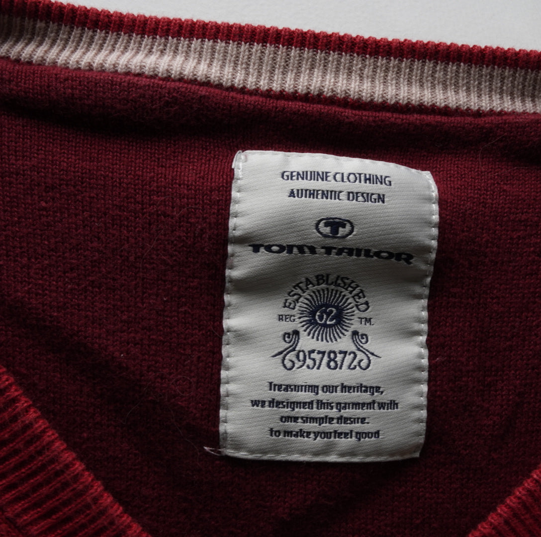 Tom Tailor  Herren Pullover - 2XL , Rot, Größe 2XL, Herren, Zustand Sehr Gut, Preis 5€ – Etikett