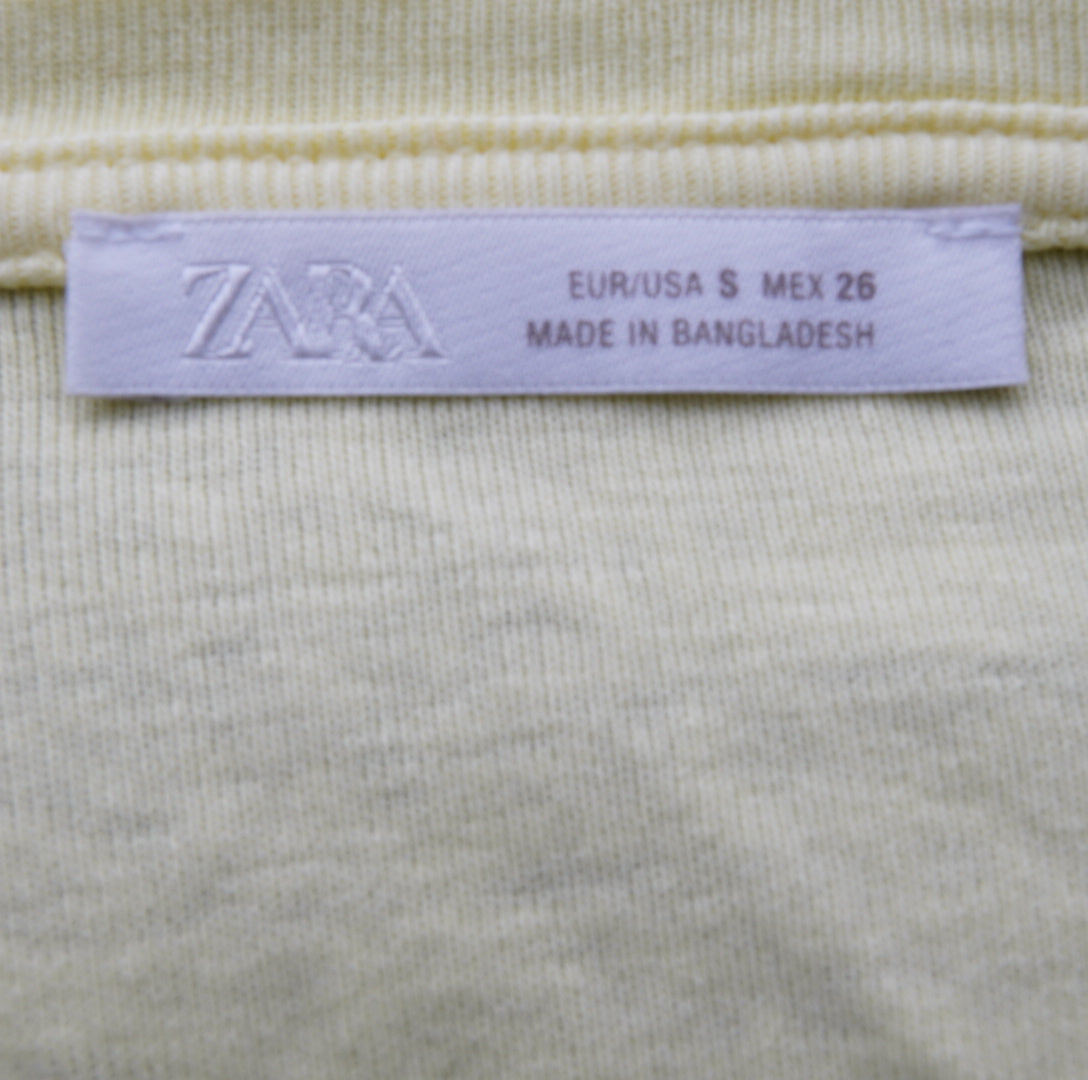 Zara  Damen T-Shirt - S, Gelb, Größe S, Damen, Zustand Neuwertig, Preis 7€ – Etikett