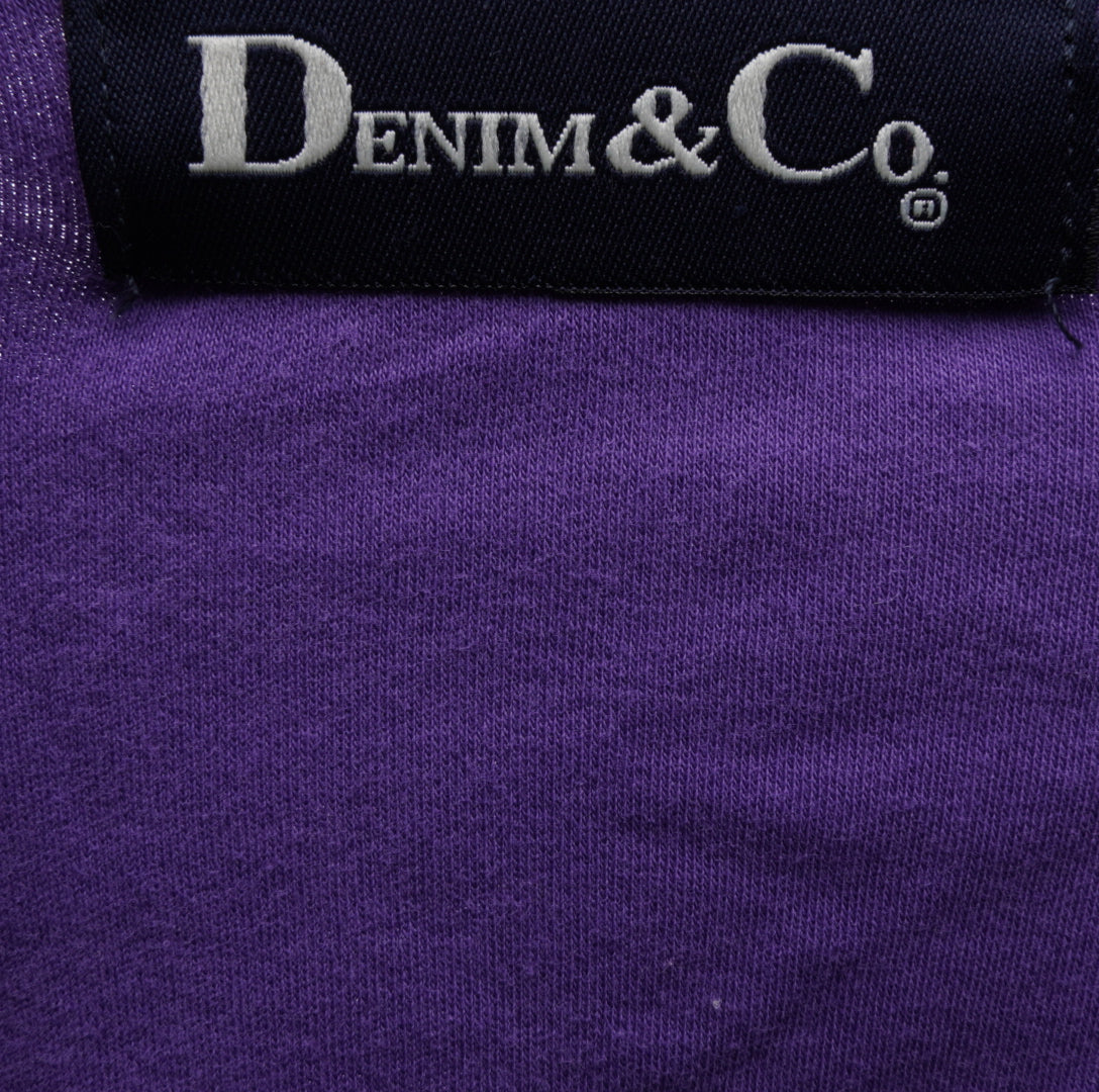 Denim & Co Damen Langarmshirt - XL, Lila, Größe XL, Damen, Zustand Sehr Gut, Preis 3€ – Etikett