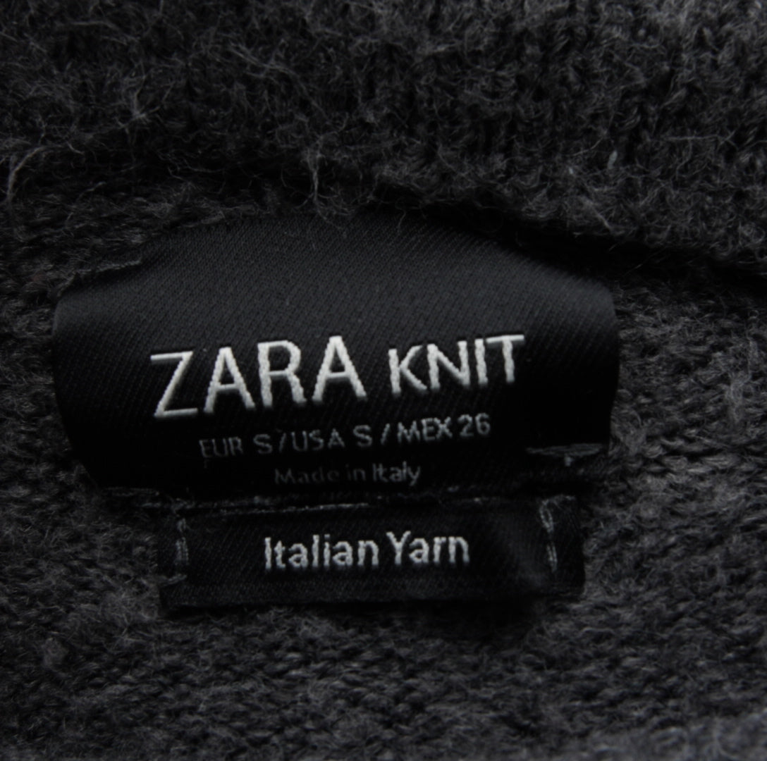 Zara  Damen Rollkragenpullover - S, Grau, Größe S, Damen, Zustand Gut, Preis 4€ – Etikett