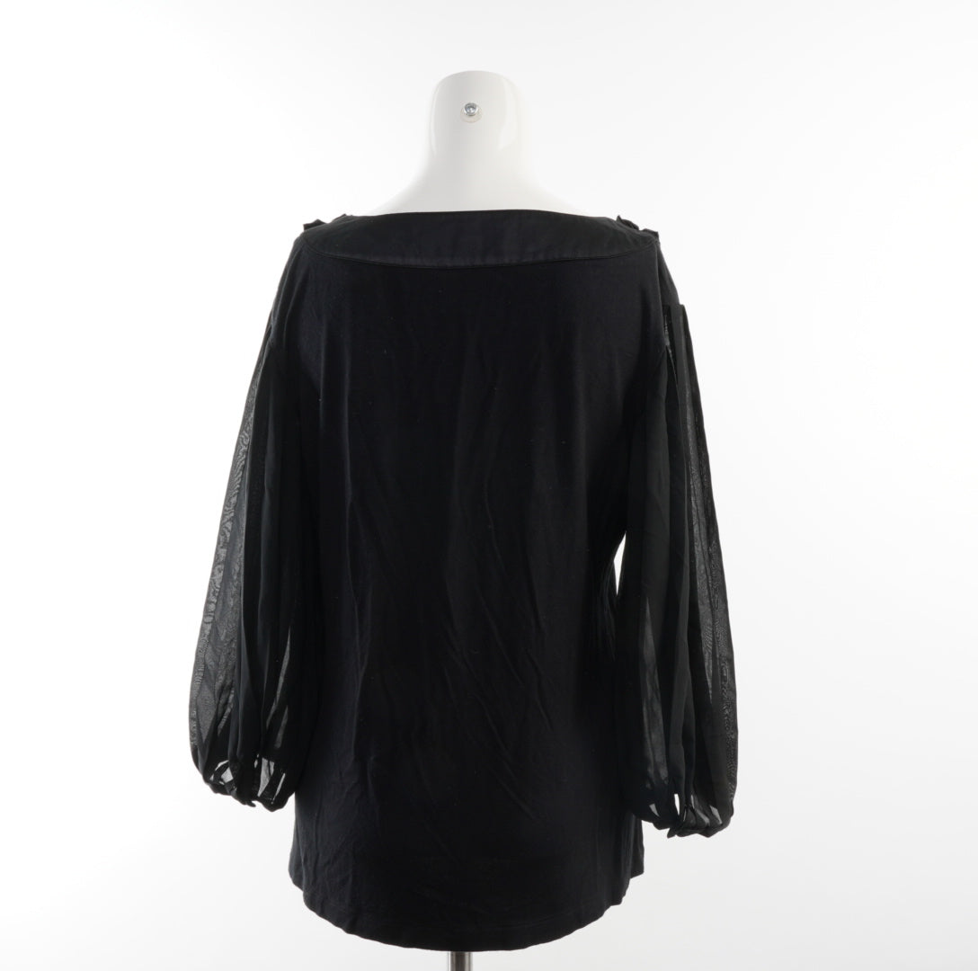 Monsoon Damen Langarmshirt - XL, Schwarz, Größe XL, Damen, Zustand Gut, Preis 5€ – Rückansicht