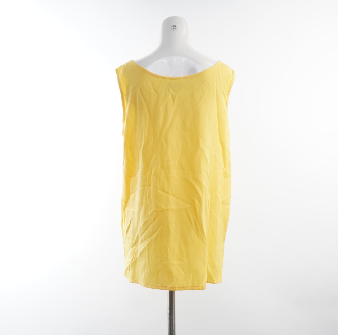 Second Hand  Damen Bluse - 3XL, Gelb, Größe 3XL, Damen, Zustand Sehr Gut, Preis 3€ – Rückansicht