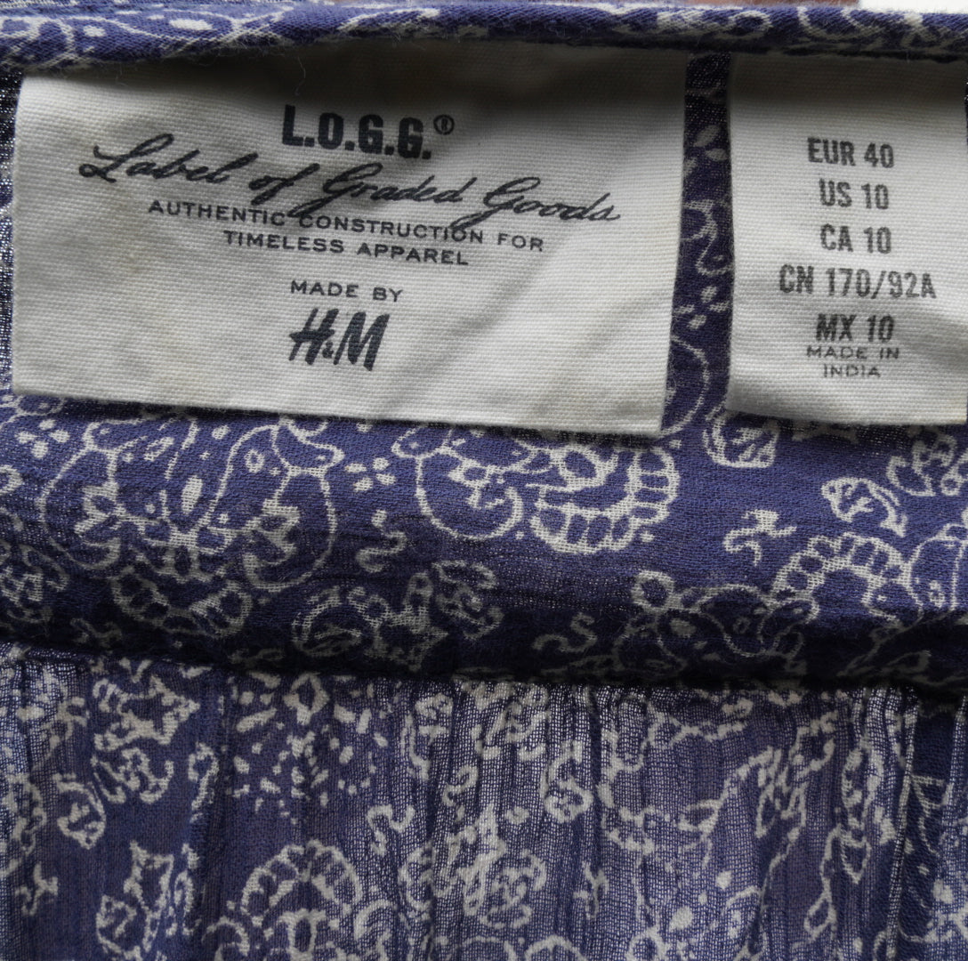 H&M Damen Kleid - L, Blau, Größe L, Damen, Zustand Sehr Gut, Preis 4€ – Etikett