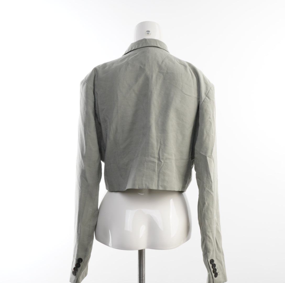 Topshop Dmane Blazer - XS, Grün, Größe XS, unisex, Zustand Gut, Preis 8€ – Rückansicht