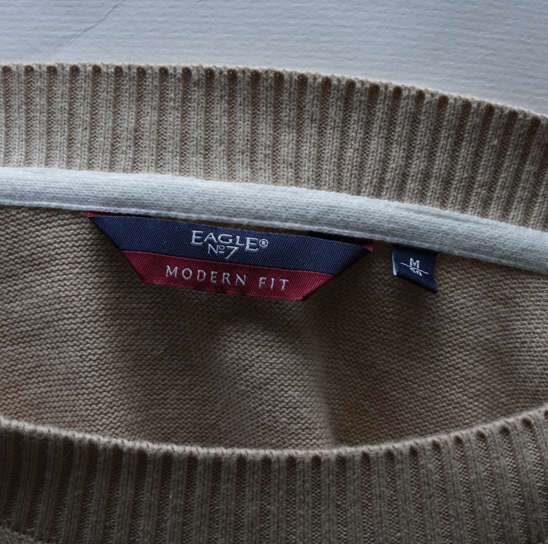 Second Hand  Herren Pullover - M , Beige, Größe M, Herren, Zustand Sehr Gut, Preis 5€ – Etikett