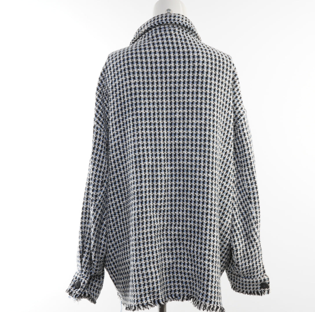 Zara  Damen Mantel - M, Blau, Größe M, Damen, Zustand Neuwertig, Preis 12€ – Rückansicht