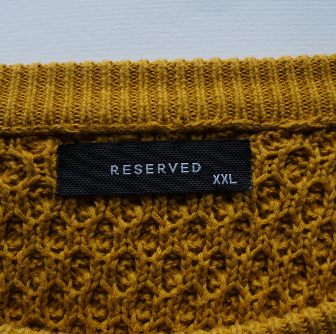 Reserved Herren Pullover - 2XL, Gelb, Größe 2XL, Herren, Zustand Sehr Gut, Preis 8€ – Etikett