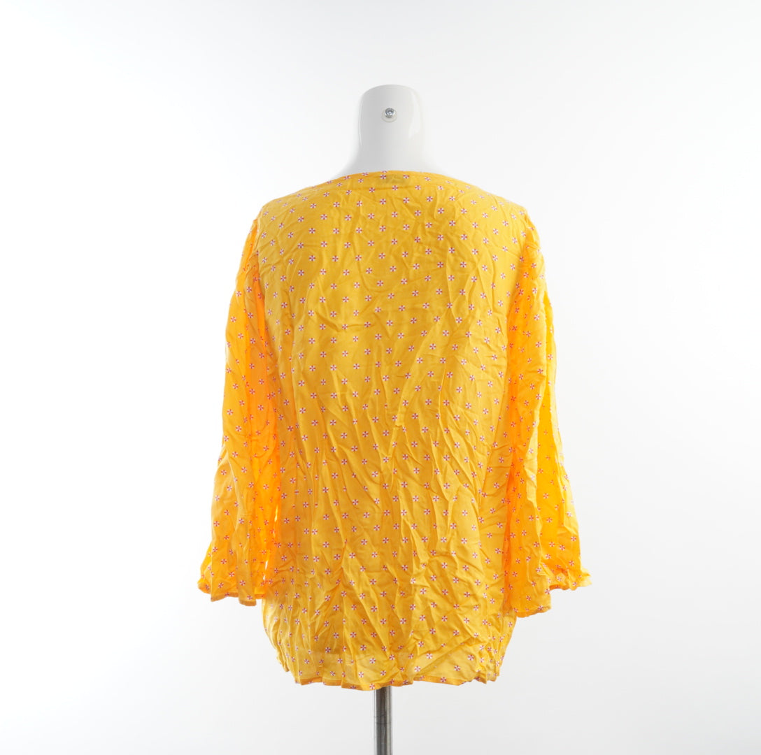 Re Draft Damen Bluse - M, Gelb, Größe M, Damen, Zustand Sehr Gut, Preis 5€ – Rückansicht