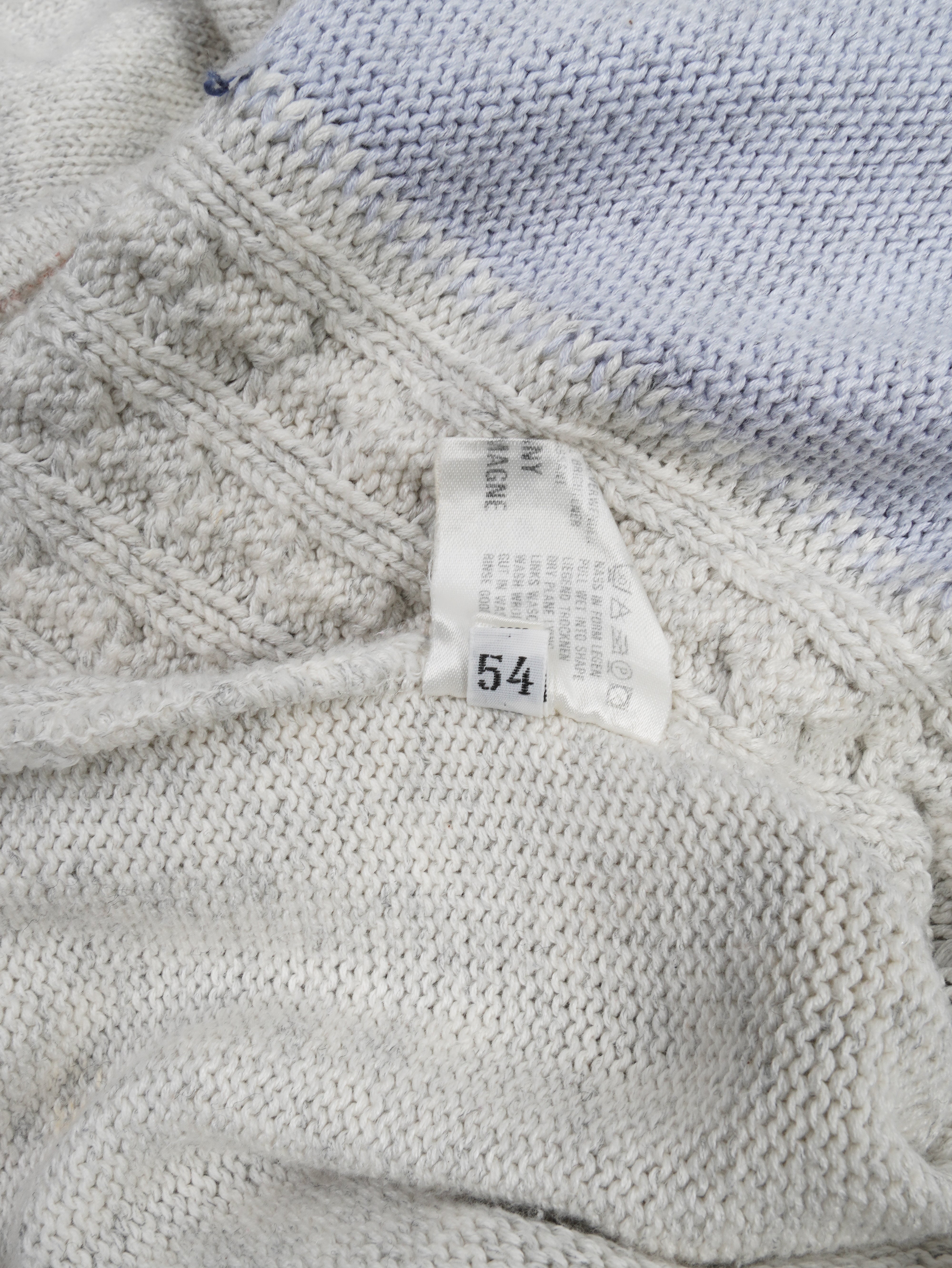 Carlo Colucci Vintage Carlo Colucci Tennis Strickpullover - XL, Grau, Größe XL, unisex, Zustand Sehr gut, Preis 39.95€ – Etikett