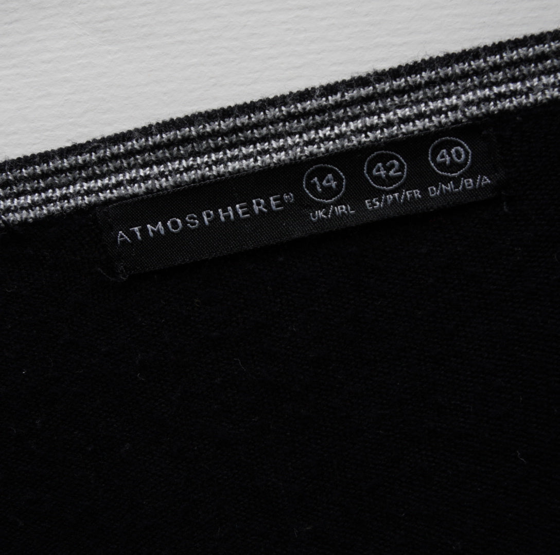 Atmosphere Damen Cardigan - L, Schwarz , Größe L, Damen, Zustand gut , Preis 3€ – Etikett