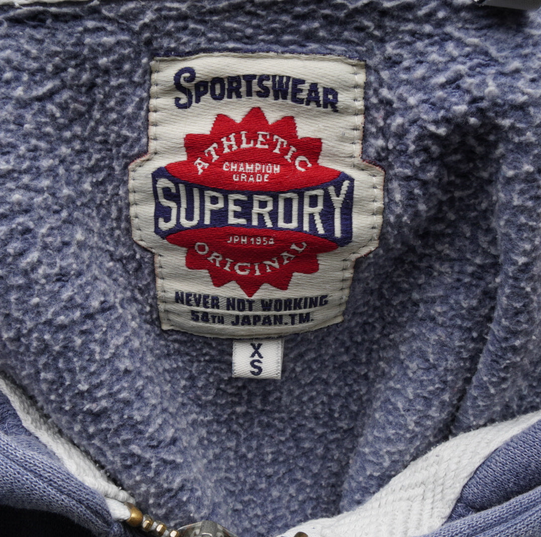 Superdry Damen Sweatjacke - XS, Blau, Größe XS, Damen, Zustand Gut, Preis 4€ – Etikett