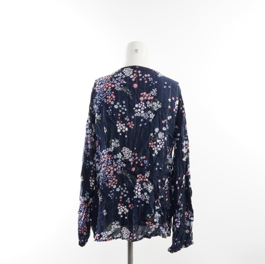 Gina Damen Bluse - XL , Blau, Größe XL, Damen, Zustand sehr gut , Preis 3€ – Rückansicht