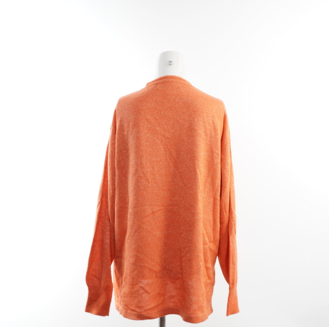 Second Hand Damen Langamshirt - XL , Orange, Größe XL, Damen, Zustand Gut, Preis 4€ – Rückansicht