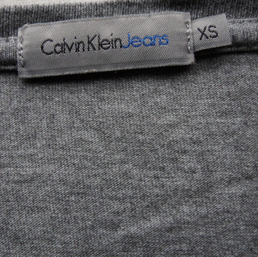 Calvin Klein Jeans Damen T-Shirt - XS, Grau, Größe XS, Damen, Zustand Neuwertig, Preis 10€ – Etikett