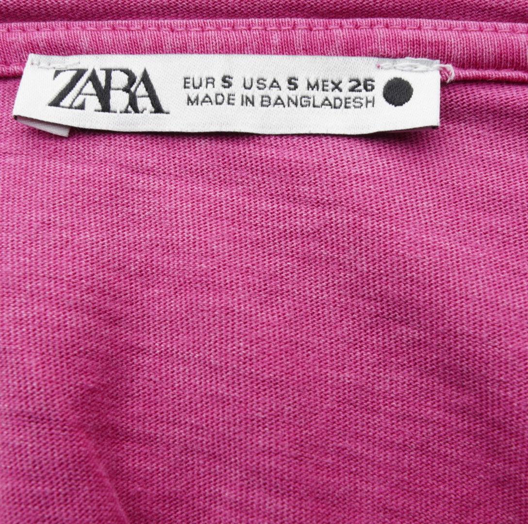 Zara  Damen T-Shirt - S, Rosa, Größe S, Damen, Zustand Gut, Preis 3€ – Etikett