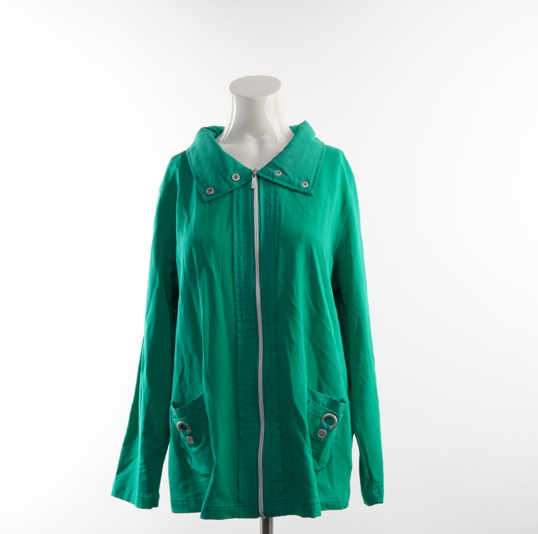 Gina Laura Damen Jacke - L, Grün, Größe L, Damen, Zustand Sehr Gut, Preis 5€ – Vorderansicht