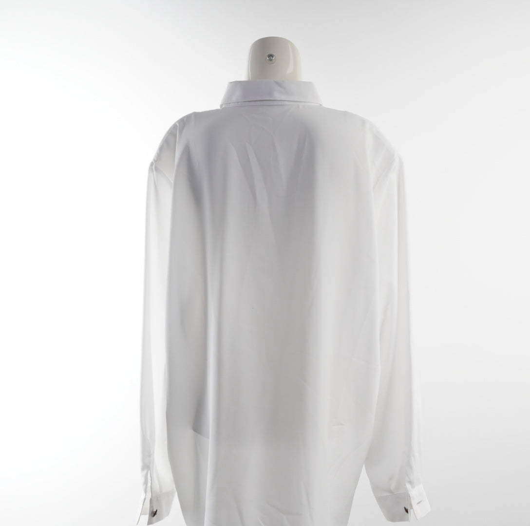 C&A Damen Bluse - 2XL, Weiß, Größe 2XL, Damen, Zustand Gut, Preis 3€ – Rückansicht