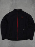 Spyder Vintage Full Zip Spyder Jacke - M, Schwarz, Größe M, unisex, Zustand Gut, Preis 39.95€ – Vorderansicht