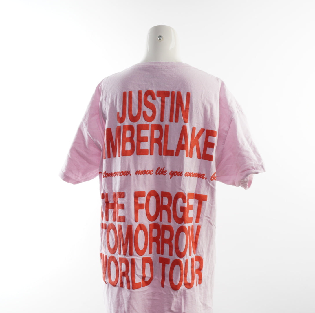 Justin Timberlake Damen Oversized T-Shirt - L, Rosa, Größe L, Damen, Zustand Sehr Gut, Preis 8€ – Rückansicht