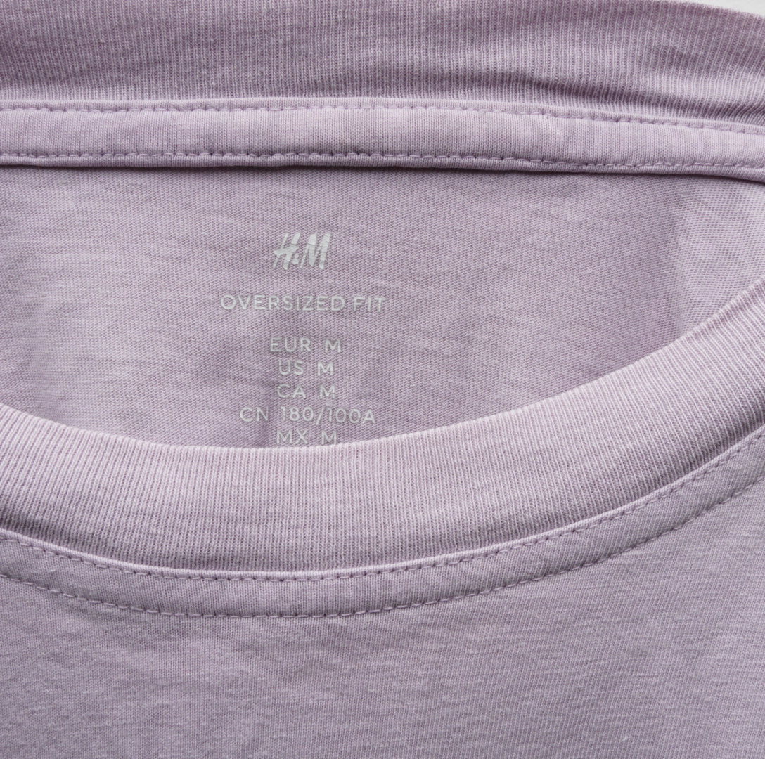 H&M Damen Oversized T-Shirt - M, Lila, Größe M, Damen, Zustand Sehr Gut, Preis 5€ – Etikett