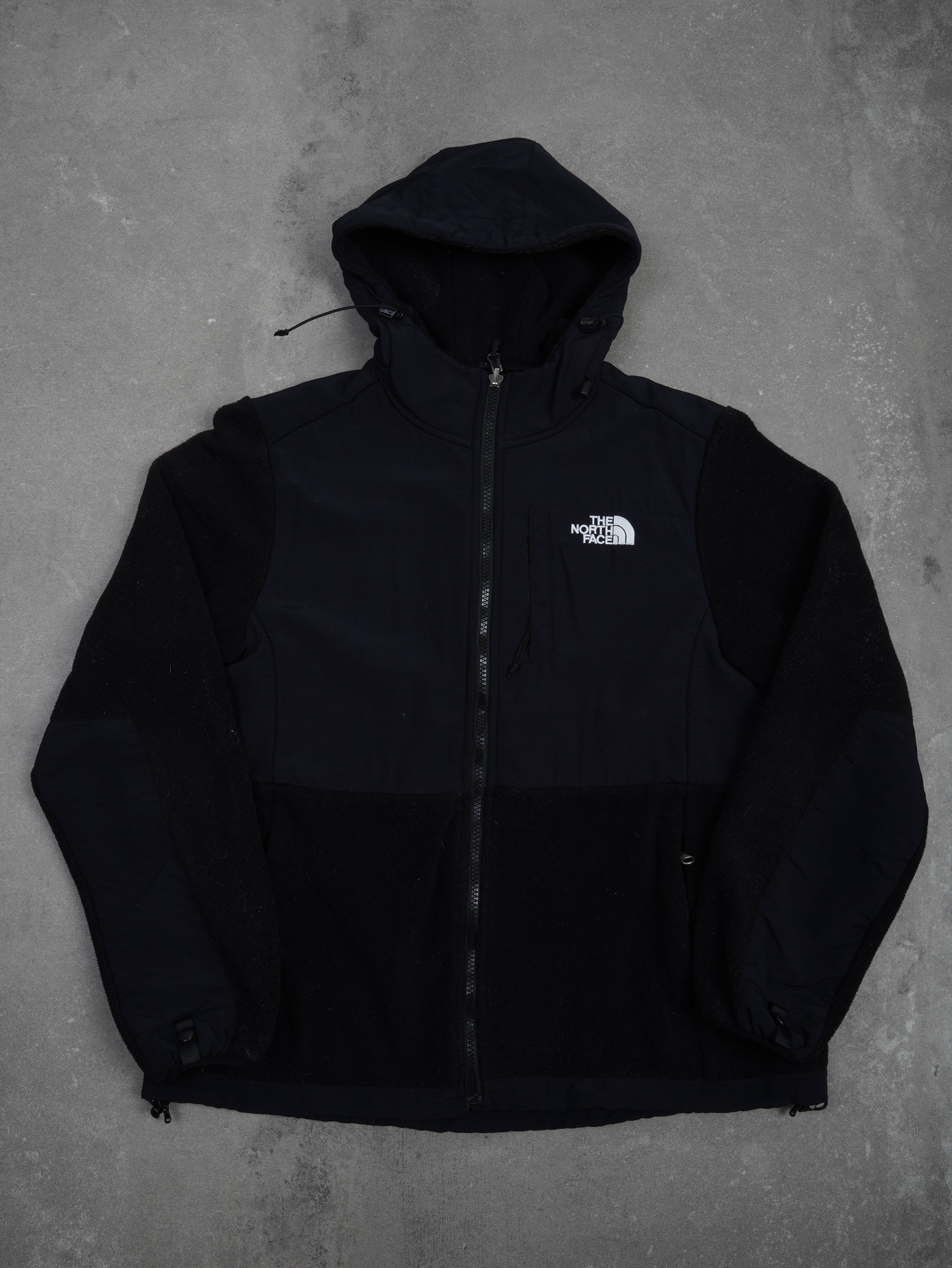 The North Face Vintage The North Face Denali Fleecejacke - M, Schwarz, Größe M, unisex, Zustand Gut, Preis 59.95€ – Vorderansicht