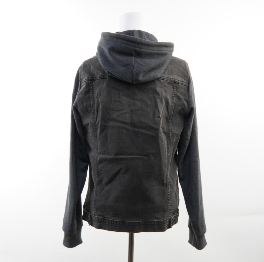 Leif Nelson Herren Jeans Jacke - M , Schwarz , Größe M, Herren, Zustand Sehr Gut, Preis 12€ – Rückansicht