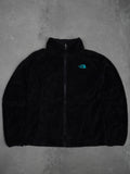 The North Face Vintage The North Face Teddy Fleecejacke - M, Schwarz, Größe M, unisex, Zustand Sehr gut, Preis 39.95€ – Vorderansicht