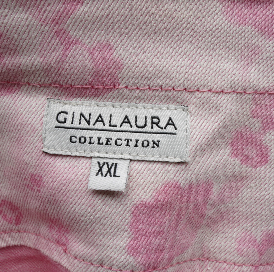 Gina Laura Damen Jeansjacke - 2XL, Rosa, Größe 2XL, Damen, Zustand Sehr Gut, Preis 10€ – Etikett
