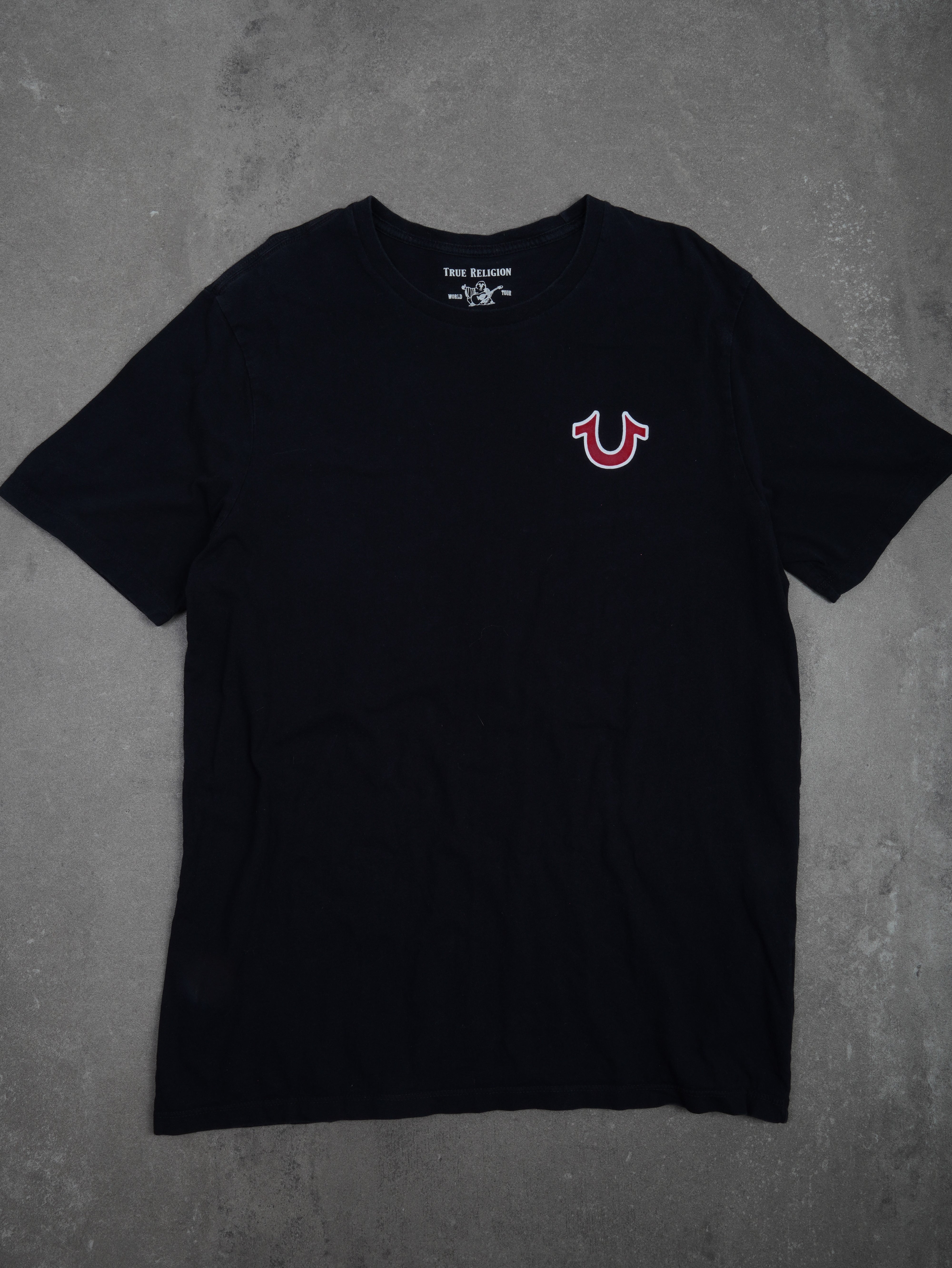 True Religion Vintage True Religion T-Shirt - L, Schwarz, Größe L, unisex, Zustand Sehr gut, Preis 39.95€ – Rückansicht